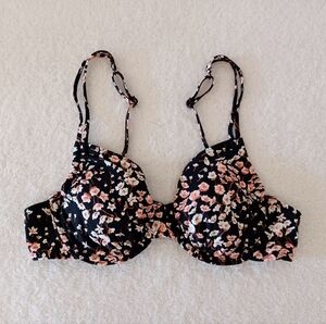 Lascana Floral Underwire Bikini Top, Size 34B